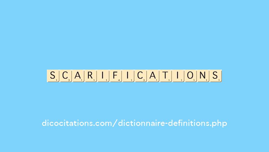 scarifications