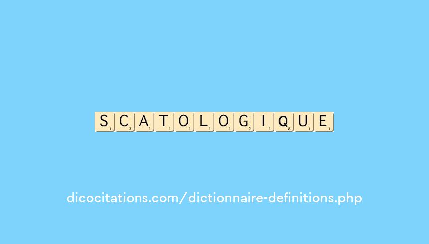 scatologique scatologique