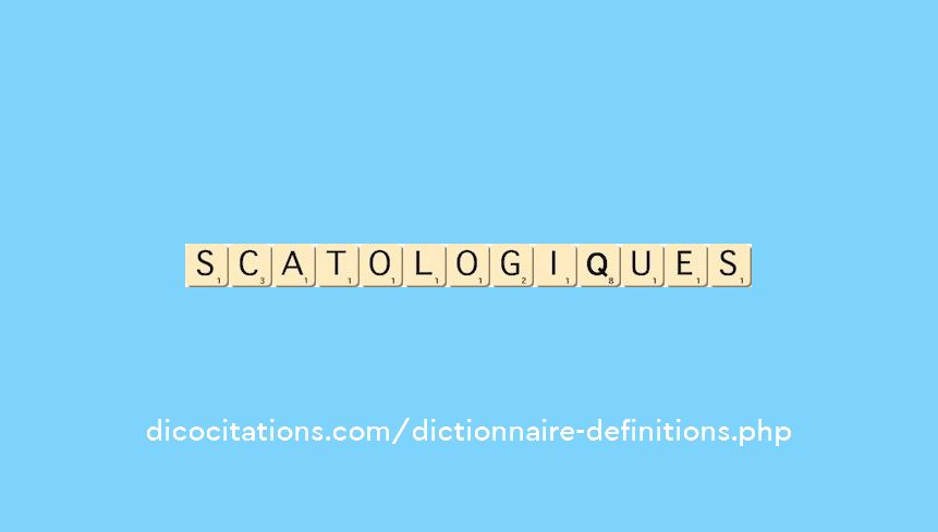 scatologiques scatologiques