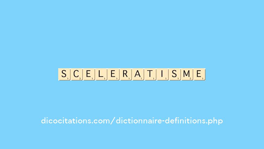 sceleratisme