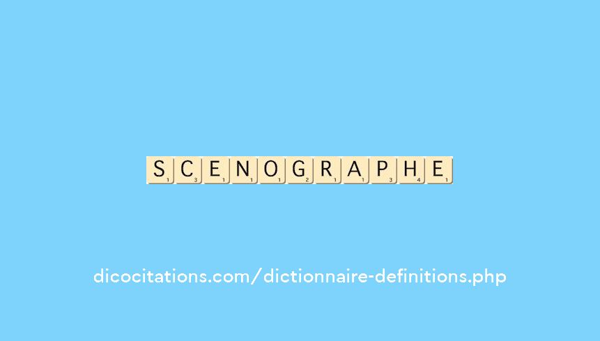 scenographe scenographe