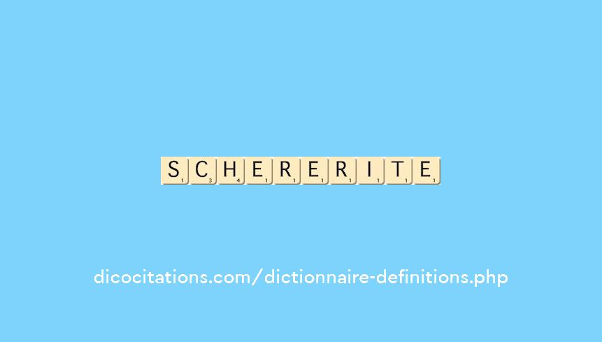 schererite