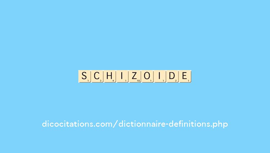 schizoide schizoide