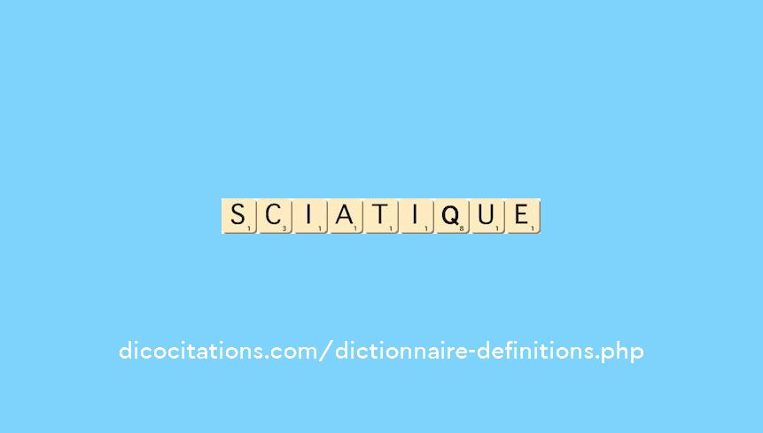 sciatique