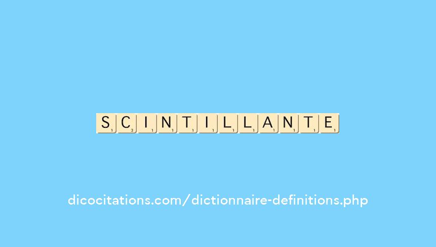 scintillante scintillante