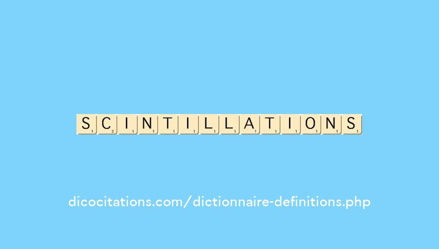 scintillations