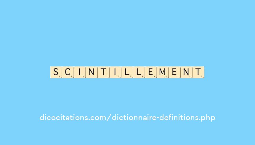 scintillement
