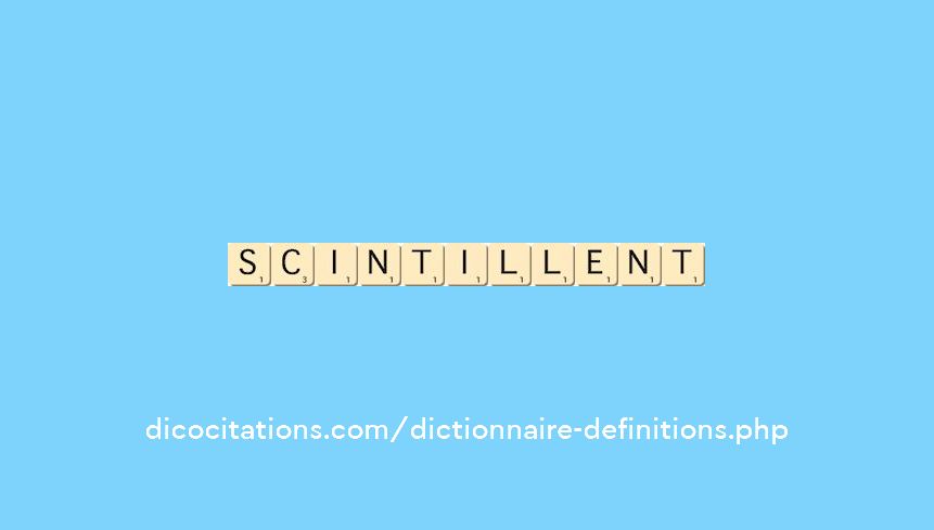 scintillent scintillent