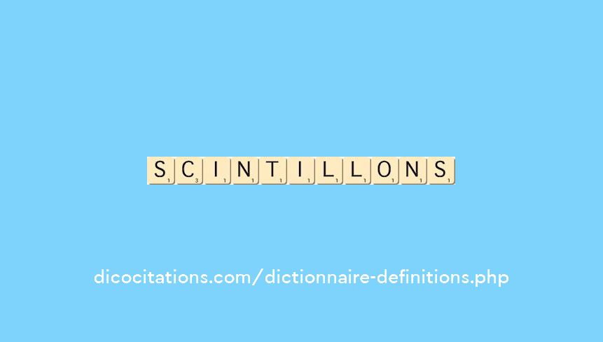 scintillons scintillons