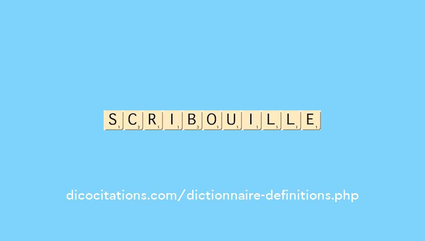 scribouille