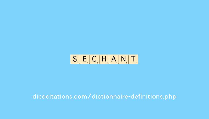 sechant sechant