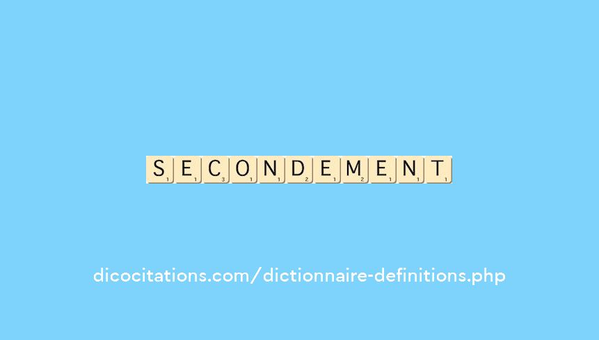 secondement secondement