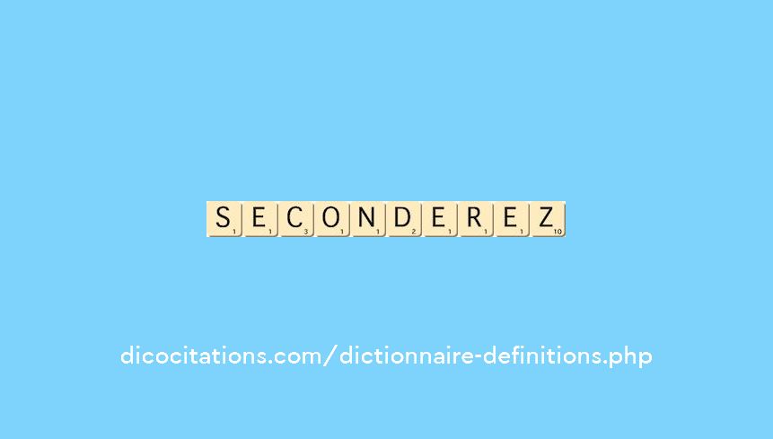 seconderez seconderez