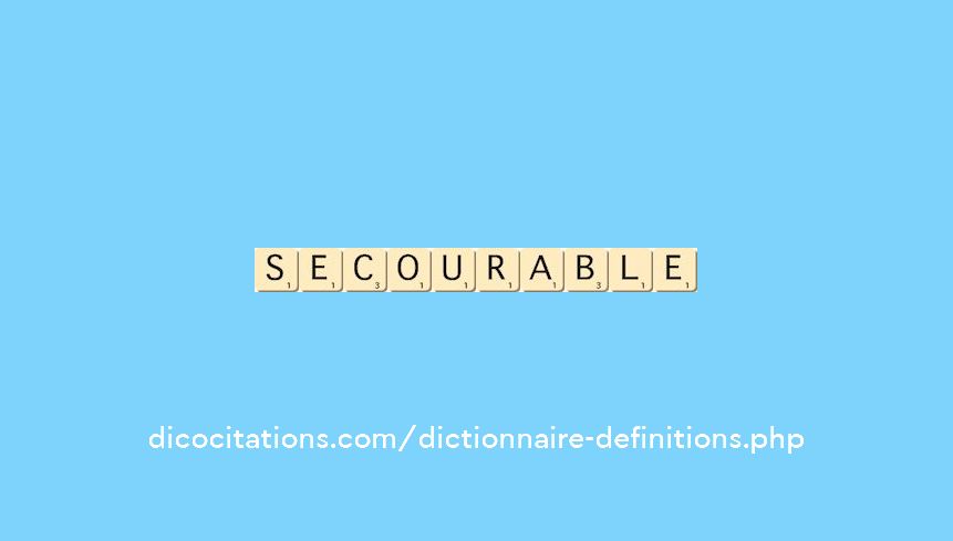 secourable