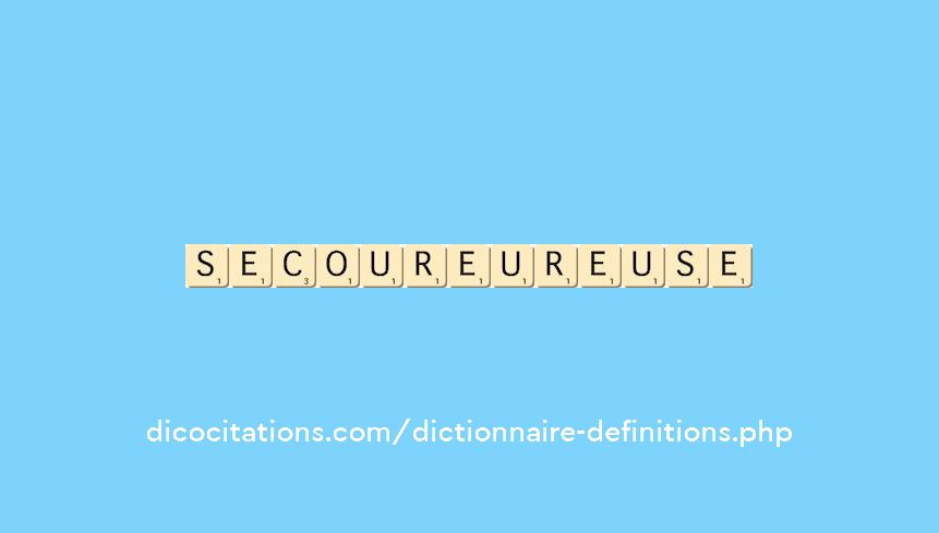 secoureur--euse