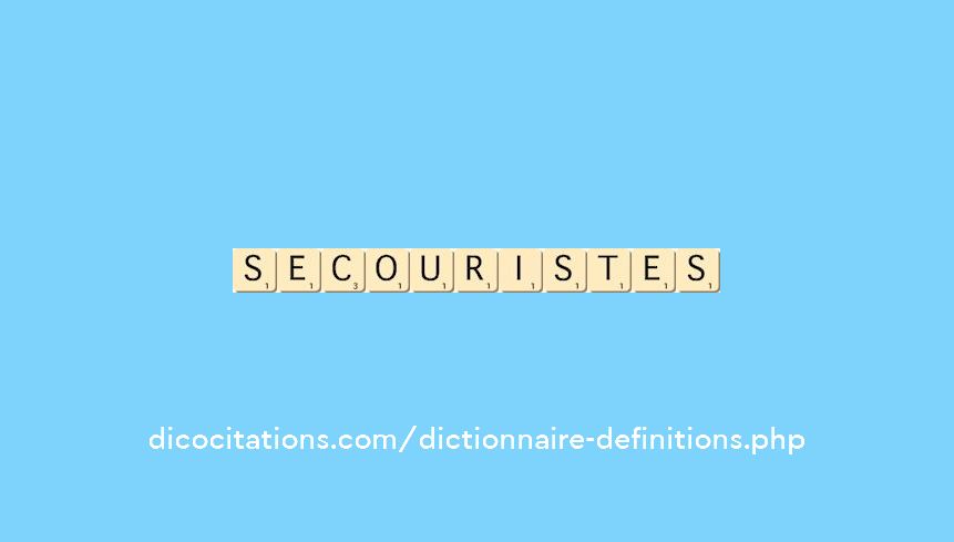 secouristes