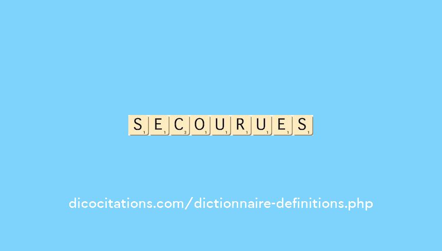 secourues secourues