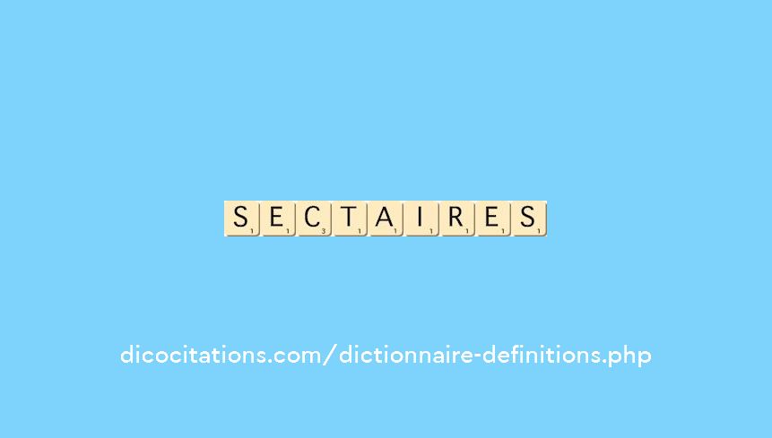 sectaires