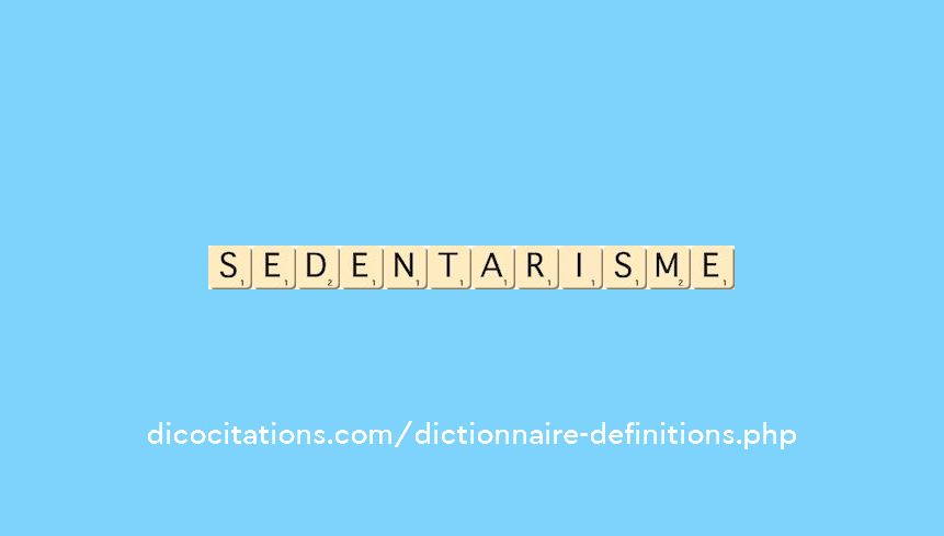 sedentarisme sedentarisme