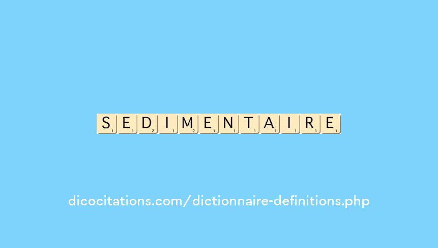 sedimentaire
