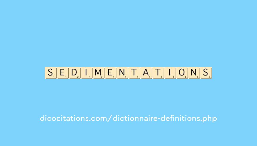 sedimentations sedimentations