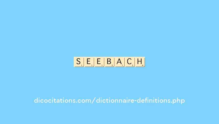seebach seebach