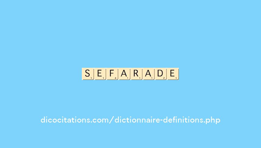 sefarade sefarade
