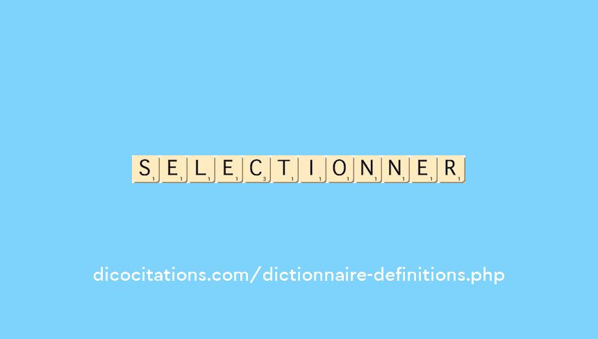 selectionner
