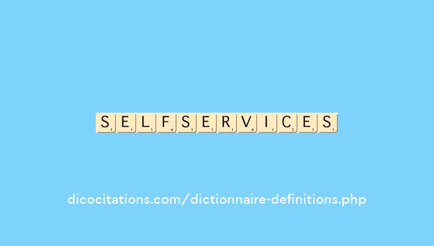 self-services self-services