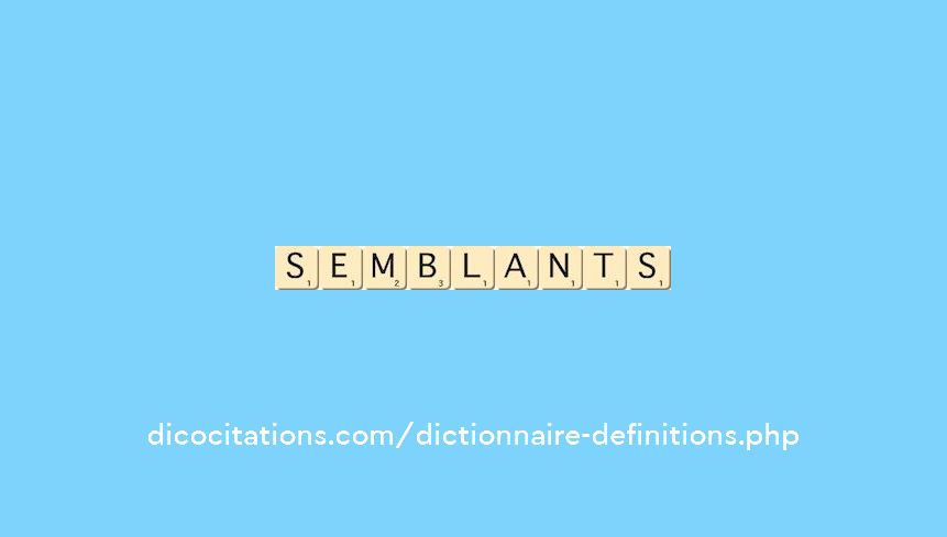 semblants semblants