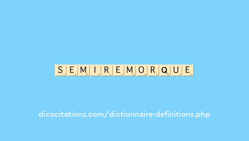 semi-remorque
