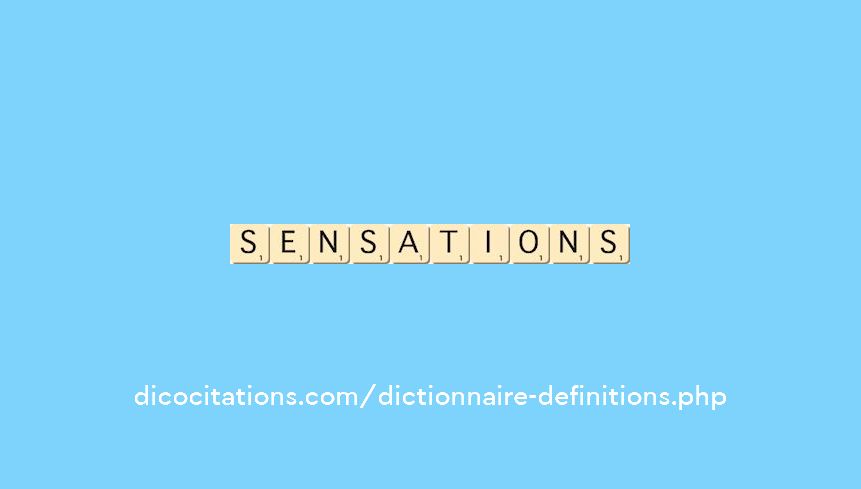 sensations
