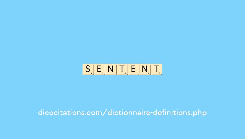 sentent