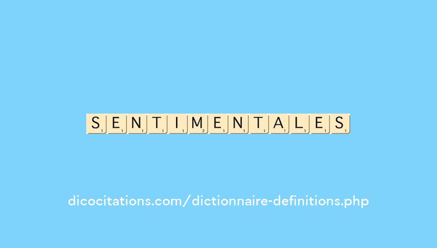 sentimentales sentimentales