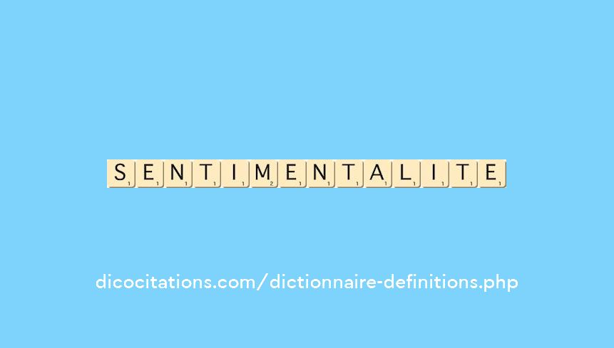 sentimentalite