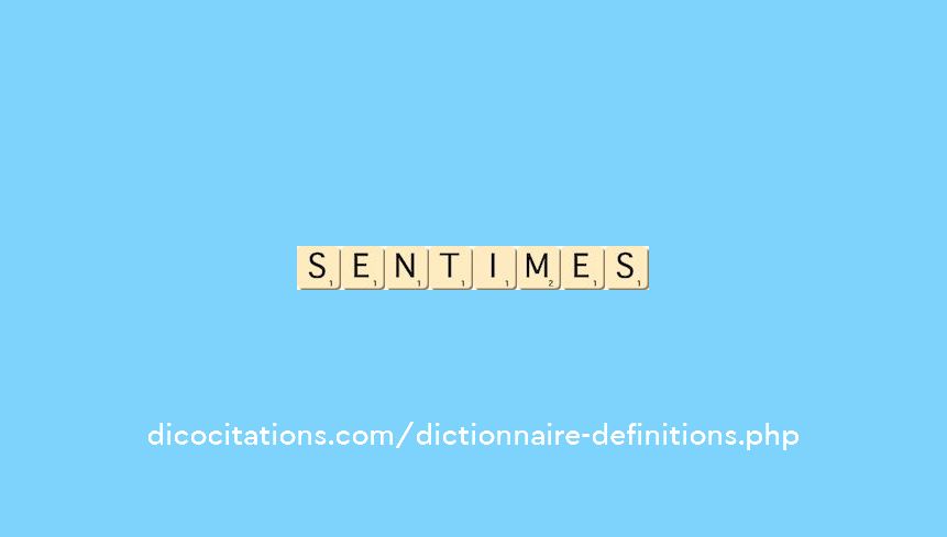 sentimes