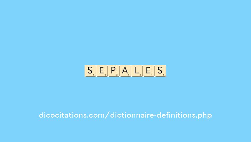 sepales sepales