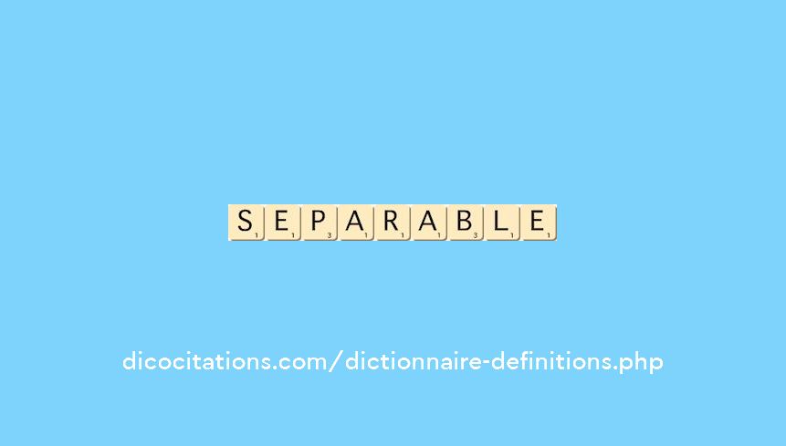 separable