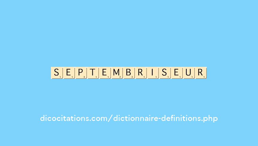septembriseur septembriseur