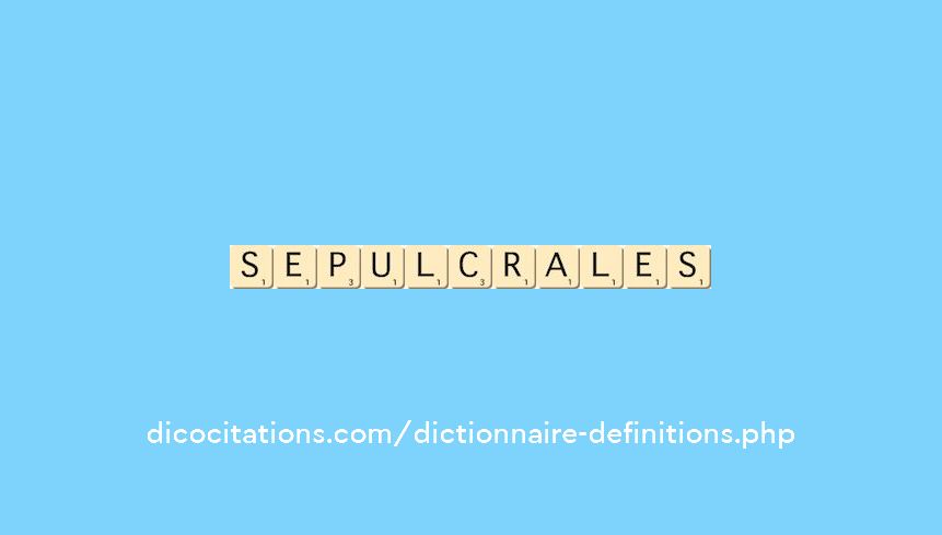 sepulcrales sepulcrales