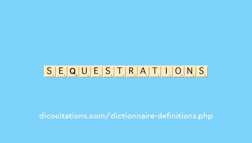 sequestrations sequestrations