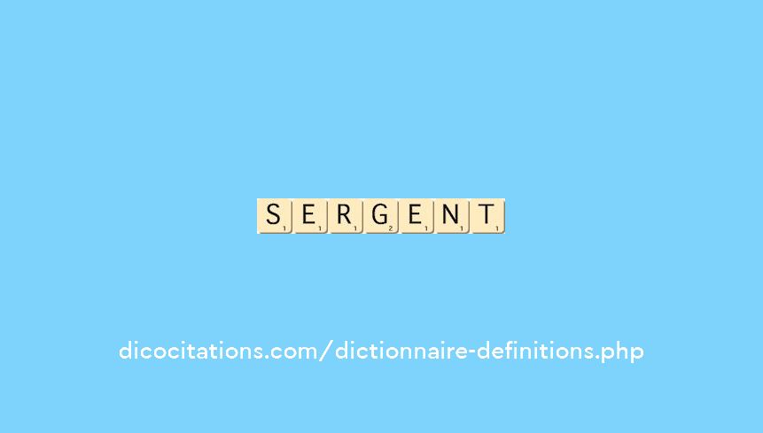 sergent