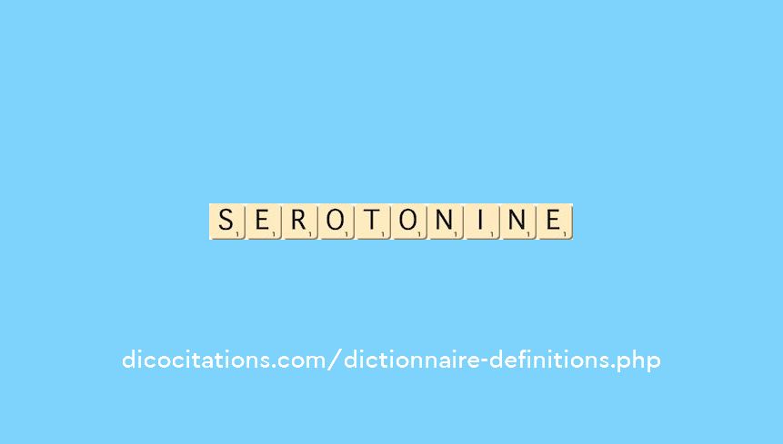 serotonine serotonine