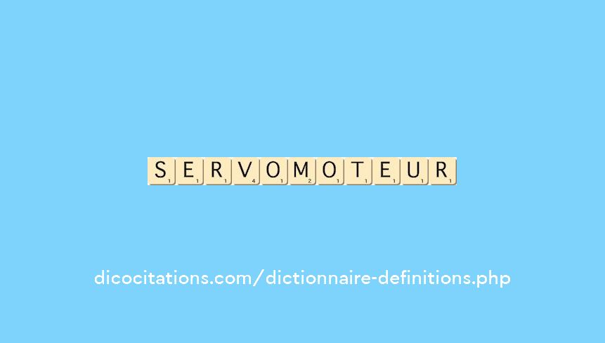servo-moteur