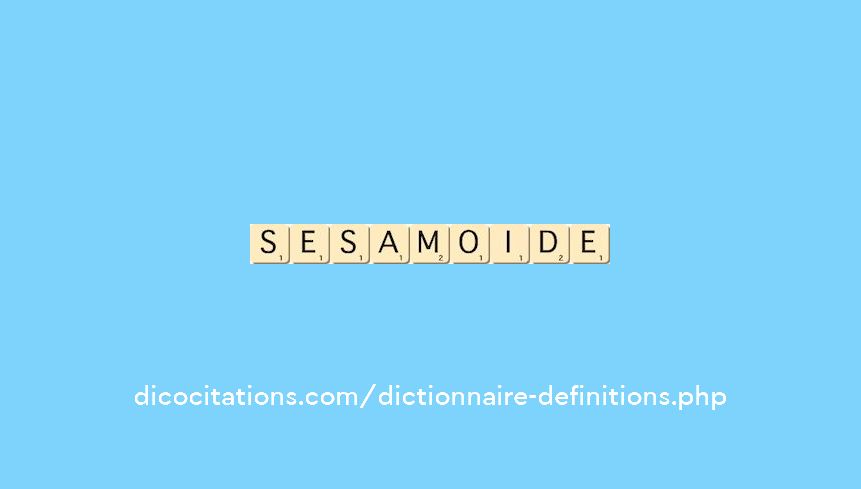 sesamoide