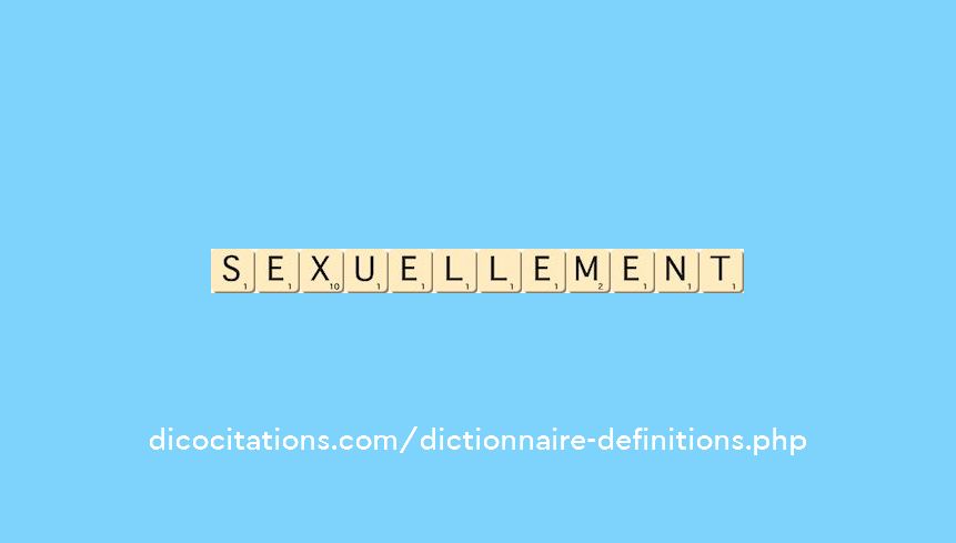 sexuellement sexuellement