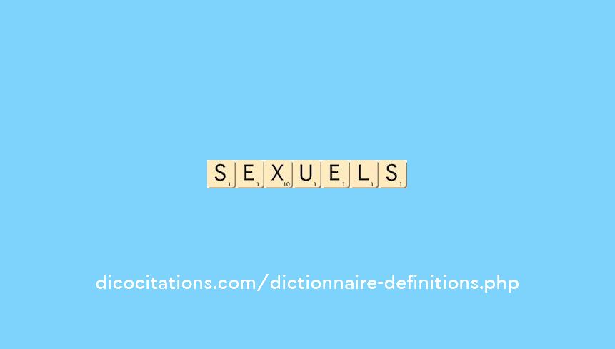 sexuels sexuels