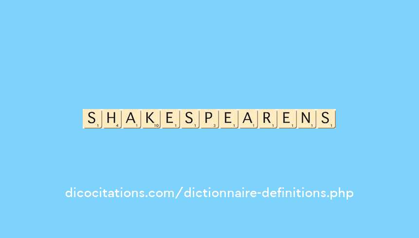 shakespeariens shakespeariens