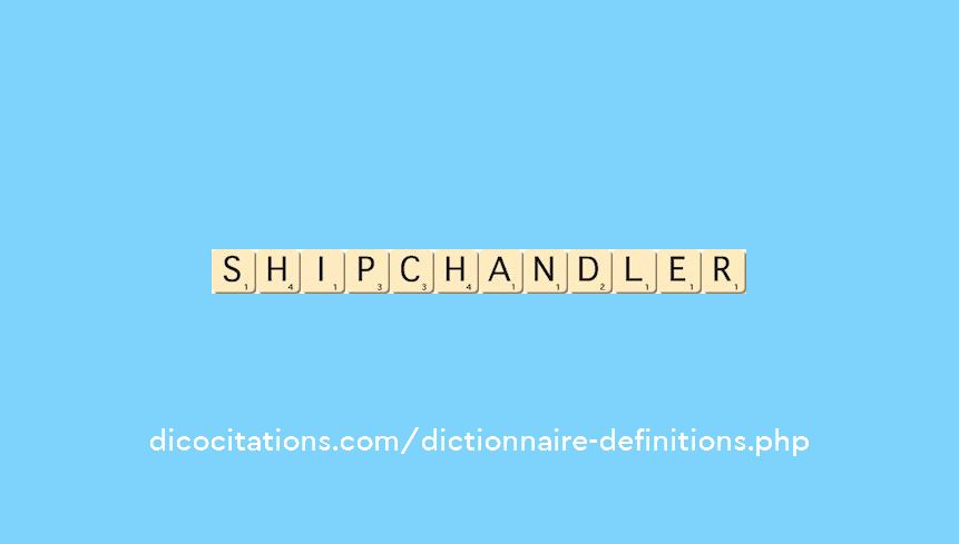 shipchandler shipchandler