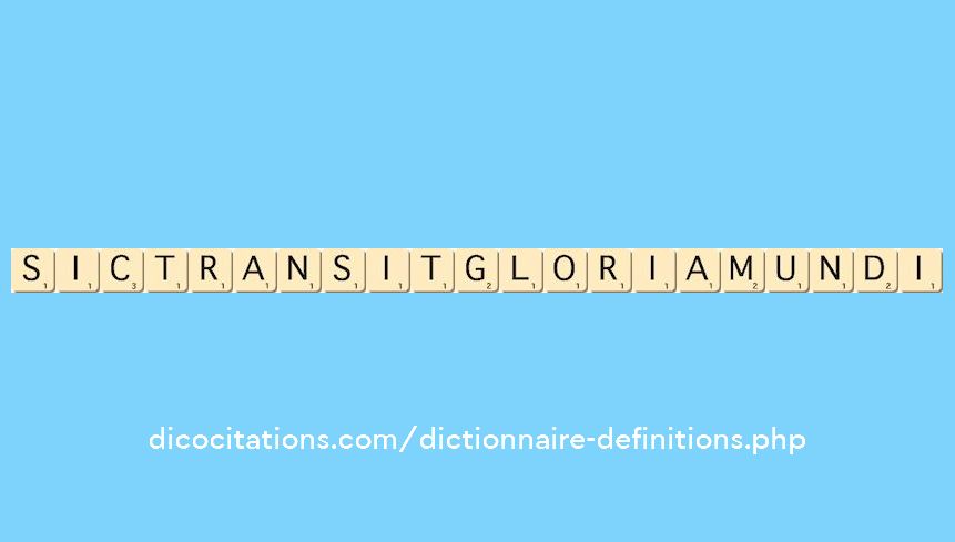 sic-transit-gloria-mundi